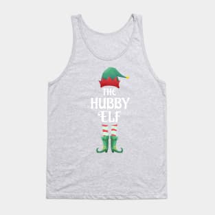 The Hubby Christmas Elf Matching Pajama Family Party Gift Tank Top